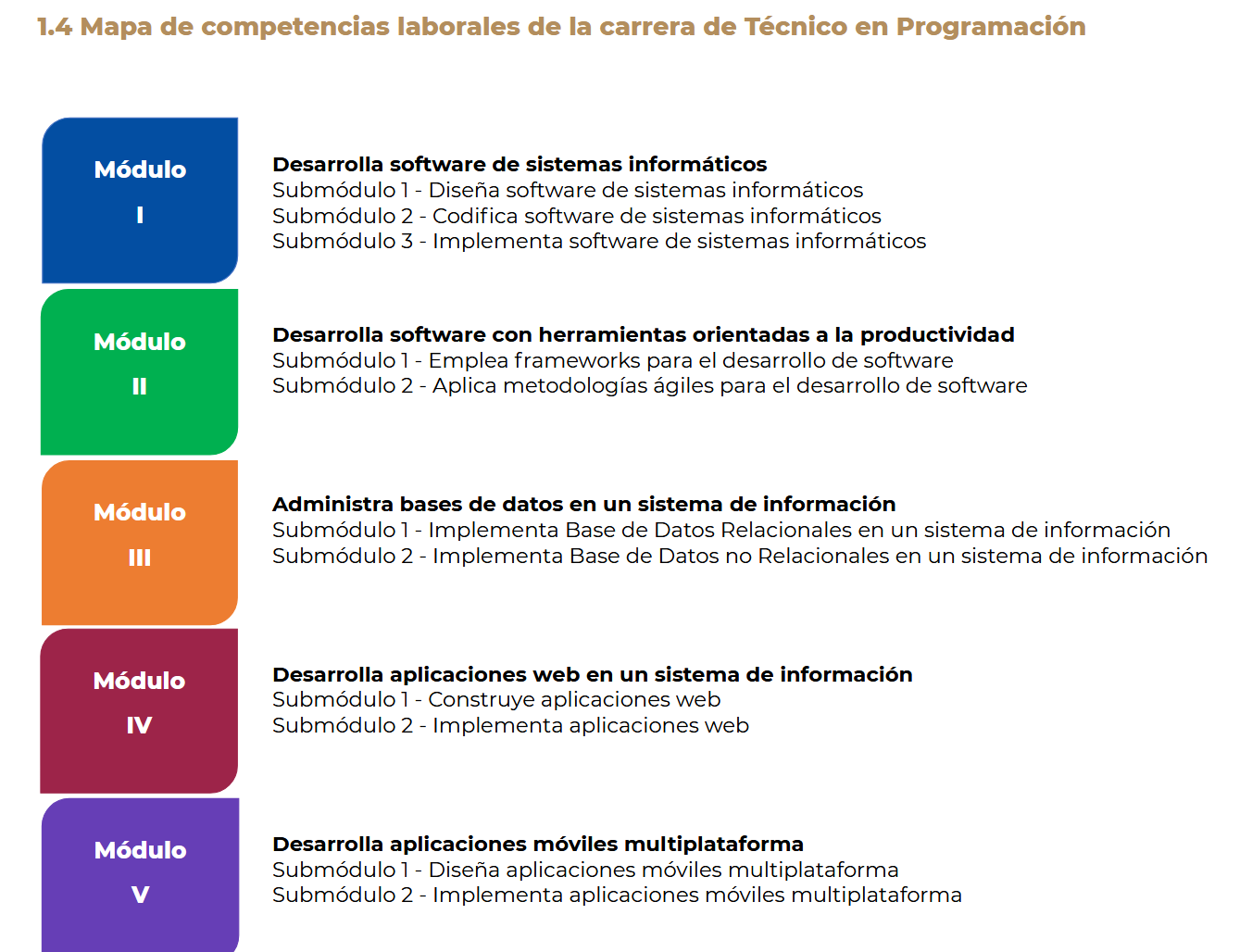 Competencias Laborales de Programación